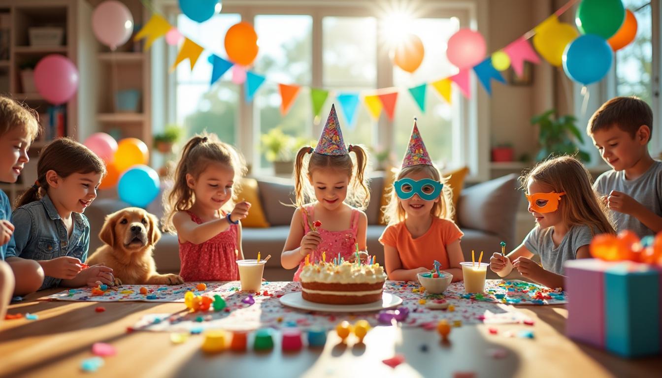 découvrez des idées originales d'activités d'anniversaire pour les enfants de 6 ans, adaptées aux filles et aux garçons, à organiser facilement à la maison pour une fête inoubliable.