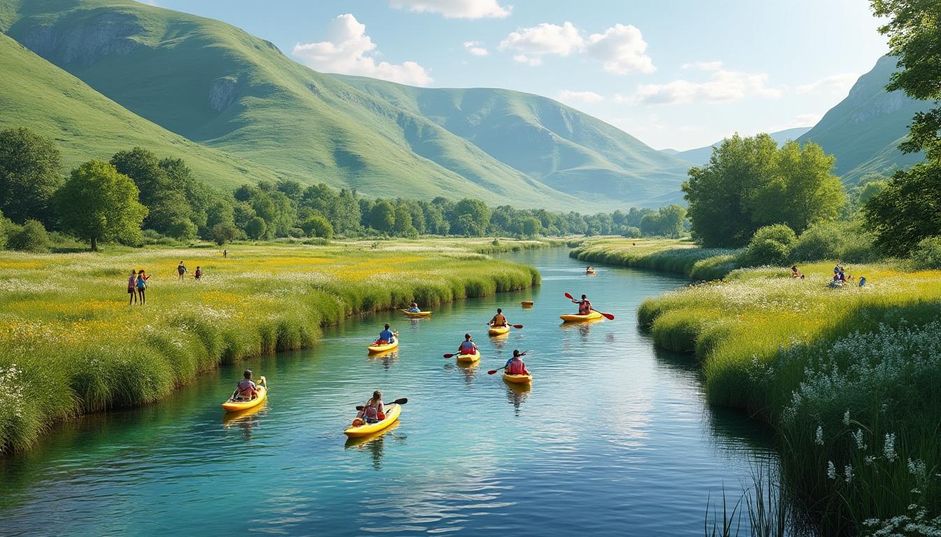 découvrez la base de loisirs de clécy en suisse normande, idéale pour pratiquer des activités de plein air, des sports nautiques et profiter de la nature exceptionnelle environnante.