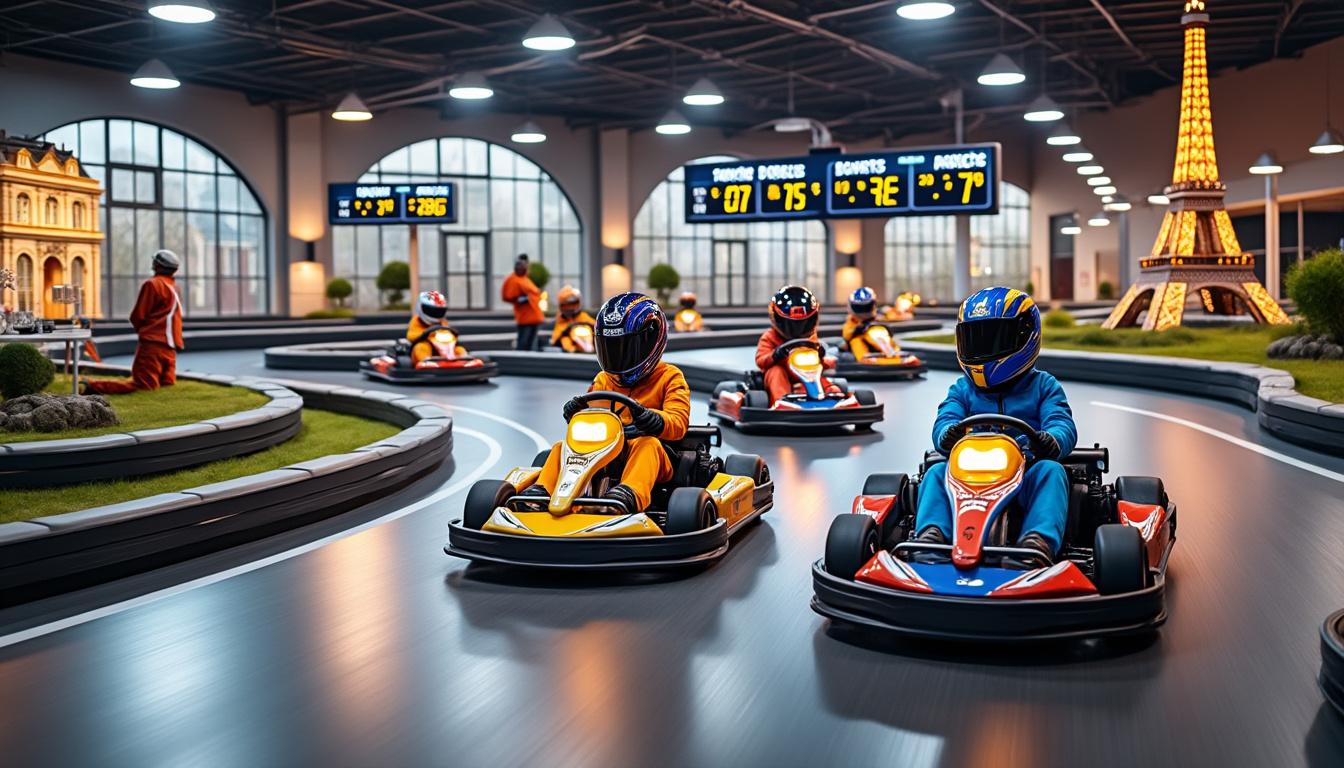 découvrez les meilleures pistes de karting indoor à paris adaptées aux adultes et aux enfants. adresses incontournables, conseils pratiques et astuces pour profiter pleinement de cette activité familiale et sportive toute l'année.