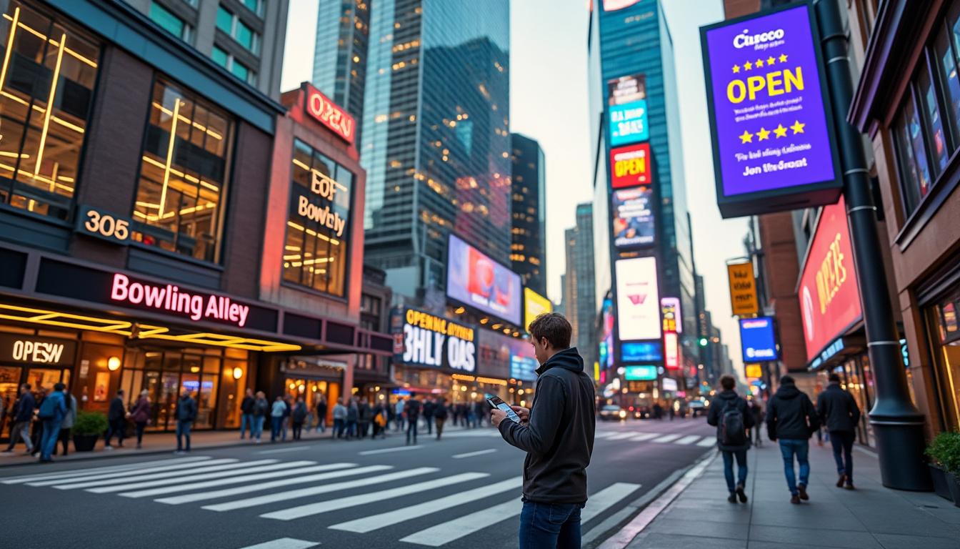 trouvez facilement une piste de bowling ouverte près de chez vous, avec les meilleures notes et avis pour une partie réussie en famille ou entre amis.
