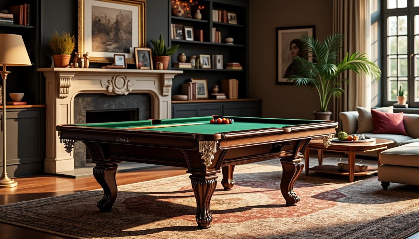 découvrez les prix des billards français neufs et d'occasion, explorez une sélection d'accessoires indispensables et apprenez à connaître les marques incontournables pour bien choisir votre billard.