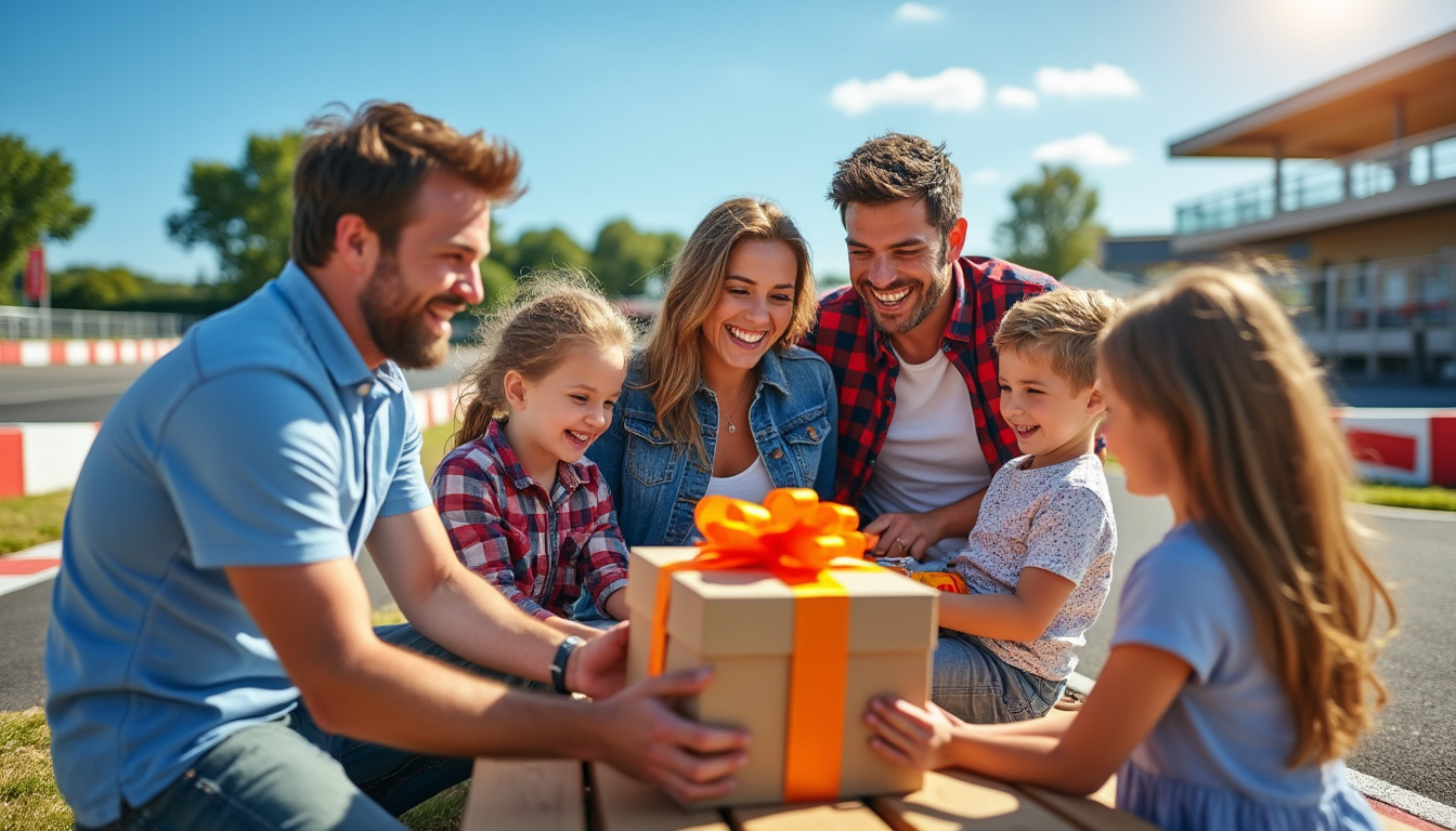 découvrez nos idées de cadeaux karting : box, coffrets et bons à imprimer pour offrir une expérience de pilotage inoubliable.