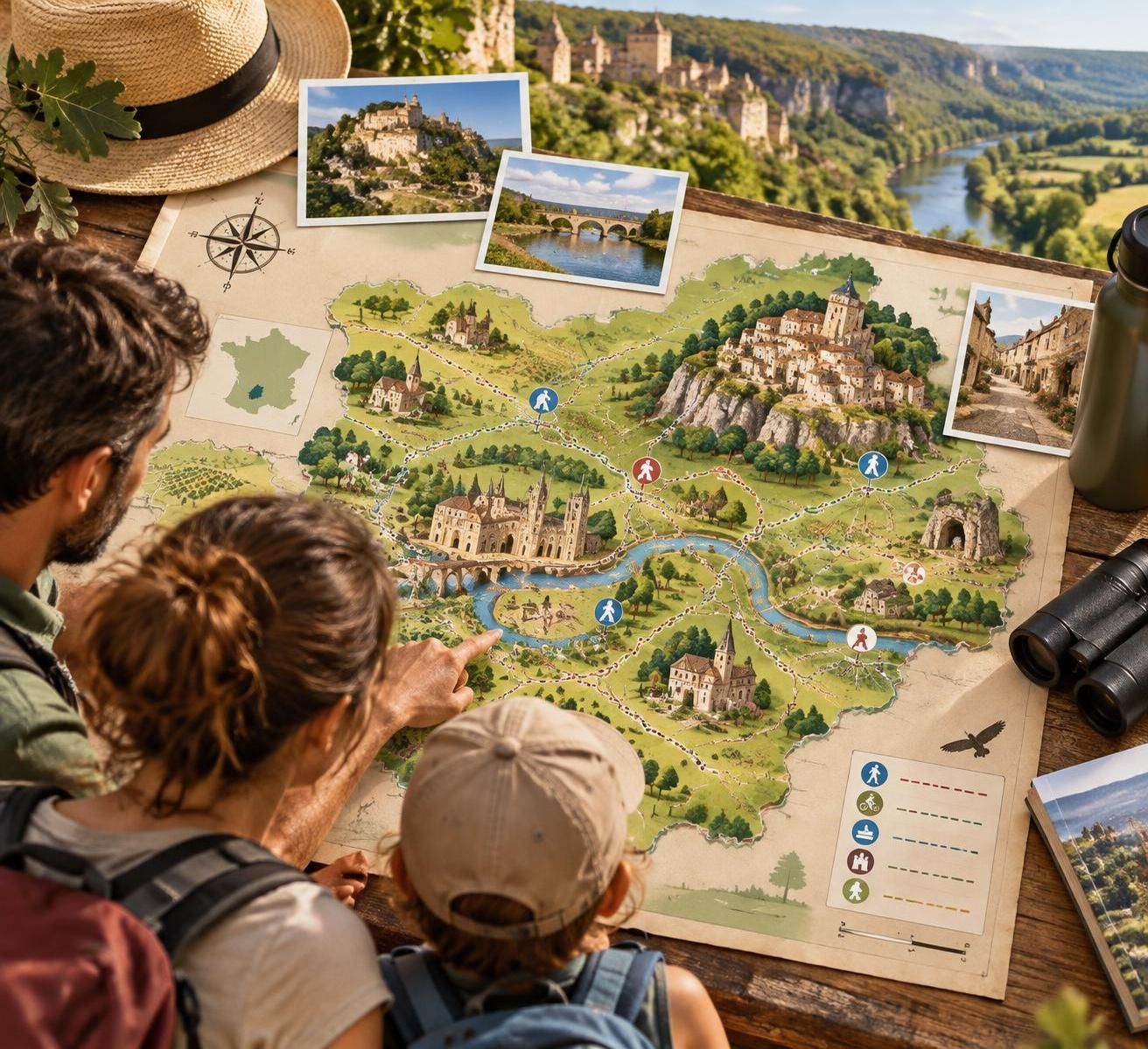explorez le lot (46) : randonnées, carte des sites à découvrir et incontournables pour préparer votre séjour au cœur d’un département authentique.