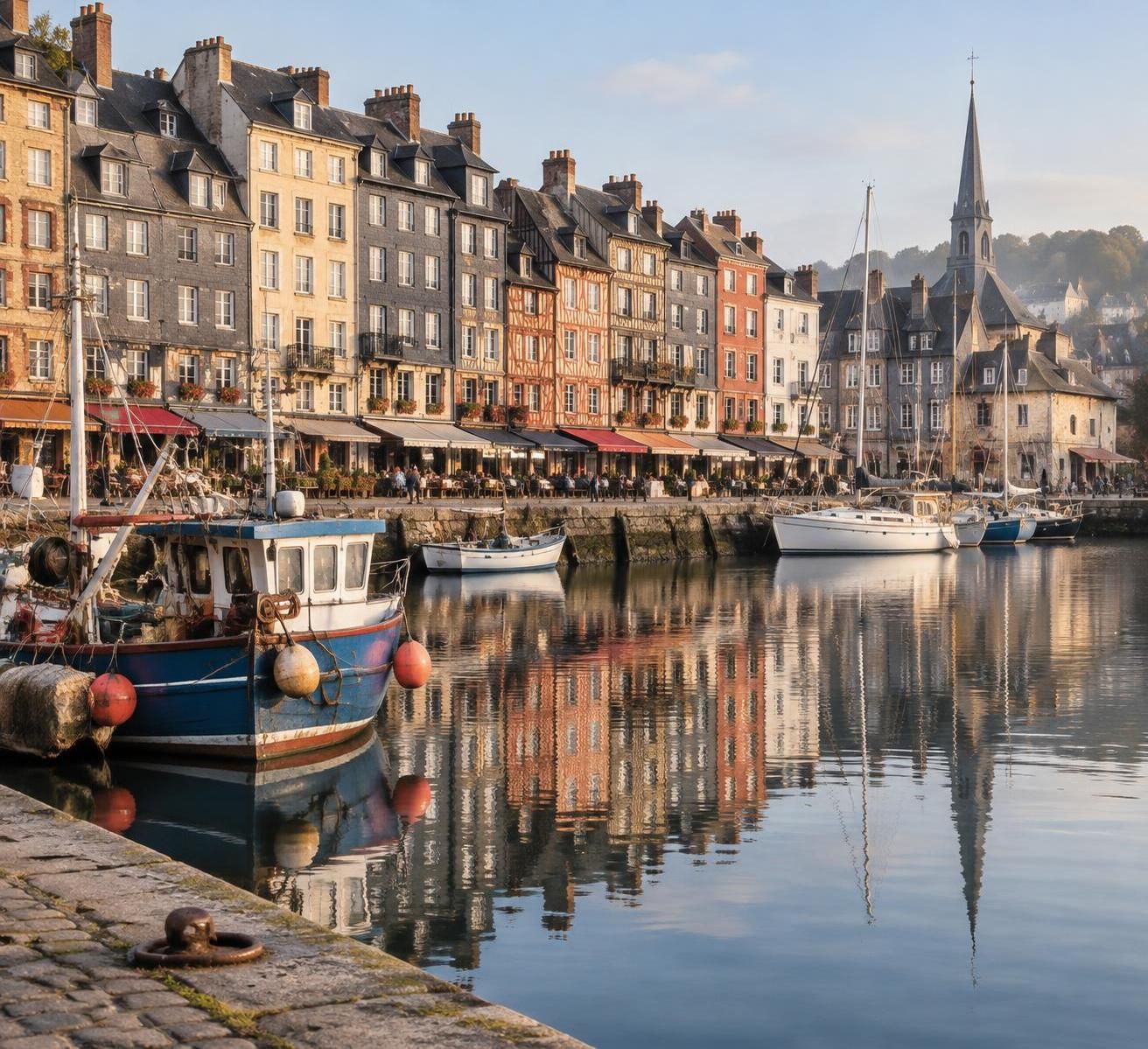découvrez honfleur en normandie : flânez dans le vieux bassin, visitez l’église sainte-catherine et profitez des meilleures activités et bonnes adresses.