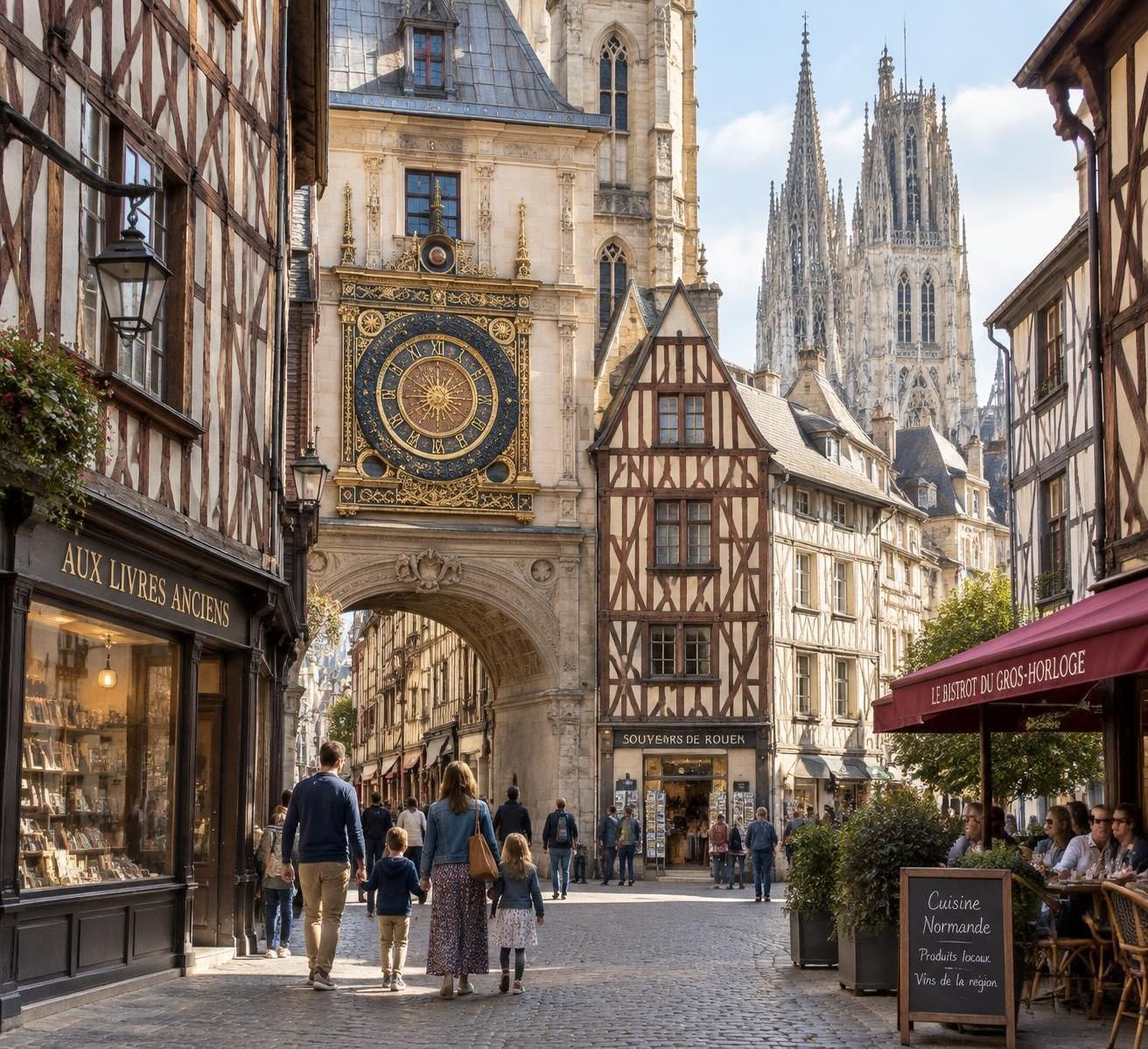 découvrez rouen, la capitale normande : explorez sa cathédrale, le gros-horloge, ses ruelles historiques et les meilleures activités à faire sur place.